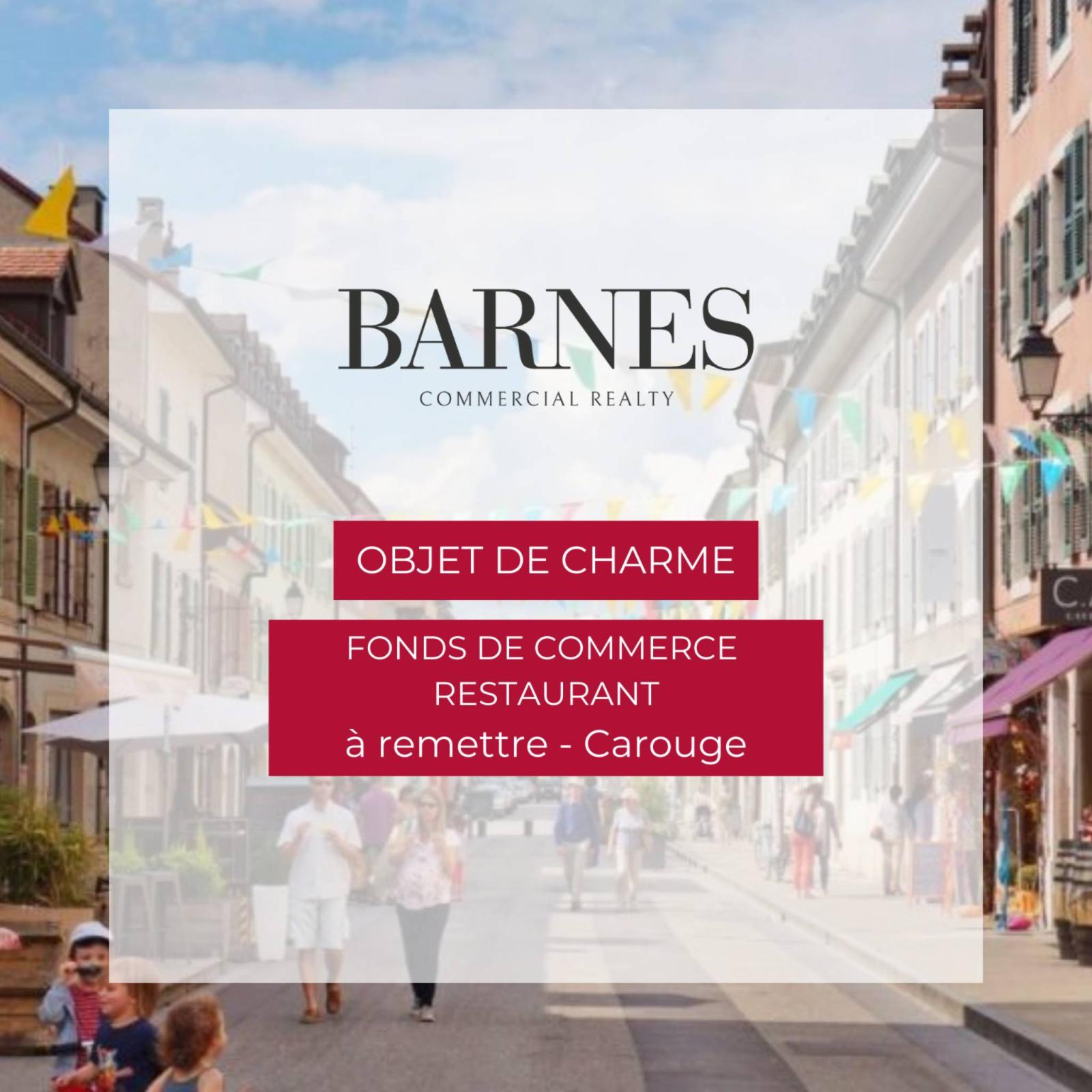 Restaurant à remettre - Centre historique de Carouge 