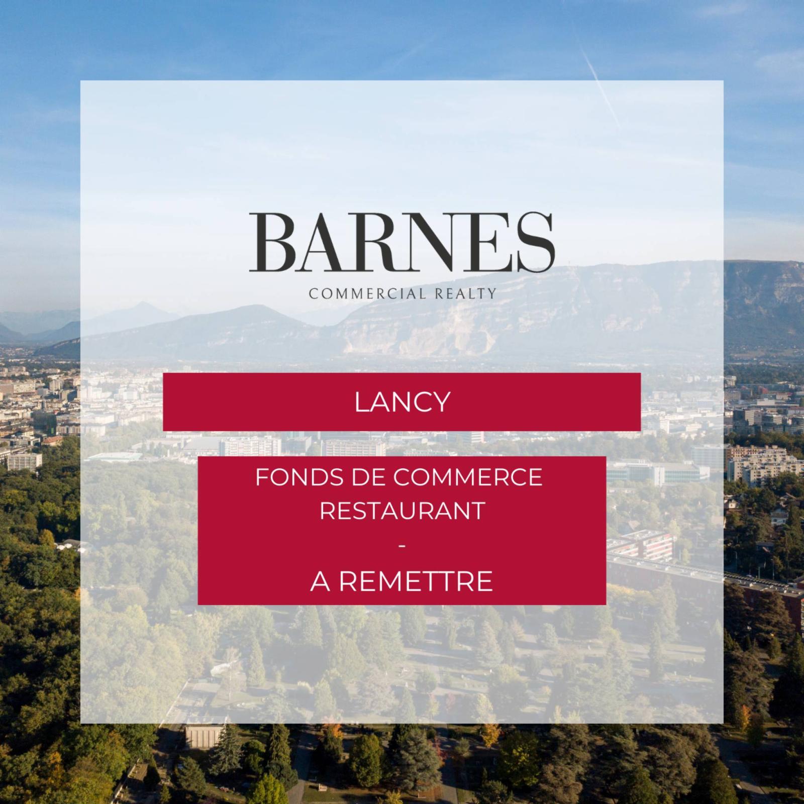 Fonds de commerce  restaurant - Lancy - à remettre