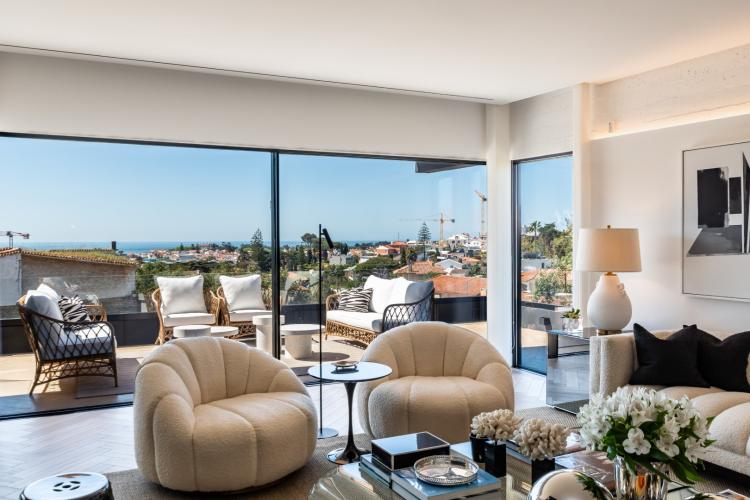 Maison contemporaine avec vue