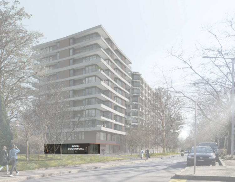 Arcade commerciale neuve à louer – Champel, Genève