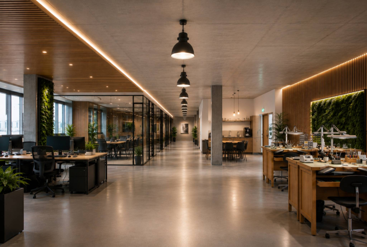 Magnifique surface de 230 m2 au 2ème étage d'un bâtiment moderne