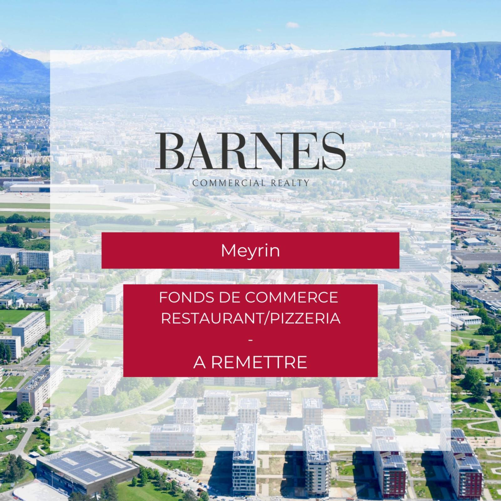 Fonds de commerce restaurant/pizzeria à remettre à Meyrin